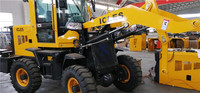 ICLES 916 Kleiner kompakter elektrischer Farm-Radlader 1000kg Gelenk-Mini-Frontlader mit Rädern
