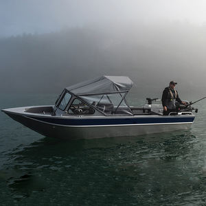 KinOeacn 18 Areus superventas 18 Areus aluminio soldado Softtop barco de pesca fuera de borda motor Combo Set para lago río pesca - Product Image 1