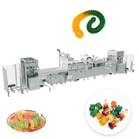 Ligne de production de bonbons gommeux de magnat d'amidon, ligne de machine de fabrication de bonbons à la gelée d'amidon de capacité énorme pour l'usine