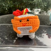 Boîte d'extincteur au crochet mignon en tricot fait à la main décoration benne à ordures amusant cadeau inspirant décor à la maison