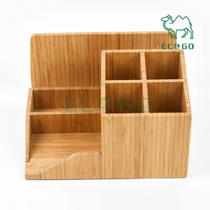 Organisateur de bureau de luxe avec porte-stylo pour utilisation au bureau Organisateur de bureau Organisateur de bureau en bambou - Product Image 5