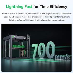 Impresora 3D Creality Ender 5 Max, Volumen de Impresión 400x400x400 mm, Tecnología FDM, Filamento de Plástico, Gran Área de Impresión - Product Image 2