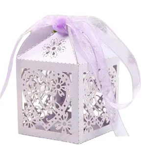 Scatola di caramelle portatile di lusso con design più venduto per il ricevimento degli ospiti di nozze dolce