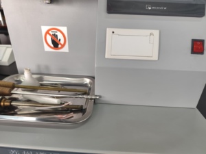 Probador de tasa de flujo de fusión bilingüe (inglés Chino) de 220V, máquina de plástico fácil de operar con pantalla táctil para medición - Product Image 5