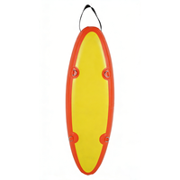 Bouée de natation gonflable en PVC imperméable réutilisable personnalisée, couleur orange, portable pour la plongée, la pêche sous-marine, la plongée libre