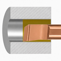 MTR Mikro-Bohrer aus Vollhartmetall für kleine Durchmesser, CNC-Bohrwerkzeug, Mini-Innendrehwerkzeug, Rechtshändig, Maßanfertigung