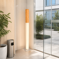 Lampe sur pied personnalisée avec logo cigarette, éclairage translucide, décoration pour zone fumeurs, bar, salon, hôtel, restaurant, cadeau particulièrement amusant