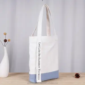 Bolsa de compras plegable con bolsa bolsas lisas para boutique en forma de corazón plegable ropa de algodón ecológica para mujer