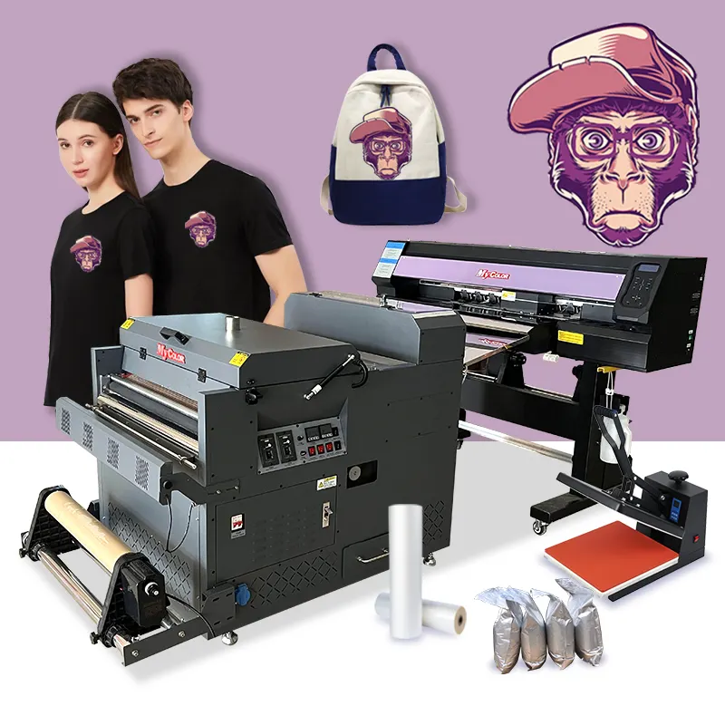 Mycolor 60cm dtf प्रिंटर मुद्रण मशीन टी शर्ट मुद्रण मशीन इंकजेट प्रिंटर dtf प्रिंटर 60cm I3200 4720 xp600 eps सिर