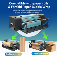 Machine à bulles Kraft robuste Aircosan 330 mm pour l'emballage de jouets en peluche avec solution biodégradable et faible coût