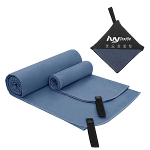 Superdry Cheap Microfiber <strong>70</strong> <strong>Polyester</strong> <strong>30</strong> <strong>Polyamide</strong> Sports <strong>Towel</strong> with Bag - Product Image 1