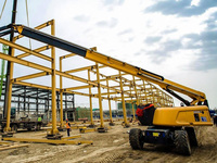 XGA26 Plateforme de travail aérien compacte à plateau tournant, adaptée aux sites étroits, offrant une portée de 26 m pour les zones de travail confinées