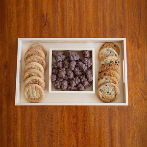 Plateau de service en bois personnalisable pour la maison pour la table basse Plateau de nourriture bon marché en bois Plateaux de service de taille personnalisée pour un usage domestique - Product Image 6