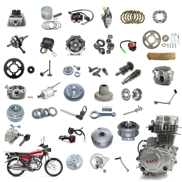 Hot Sale CG125 CG150 Complete Motorcycle Engine Spare Parts and Body Accessories for  125CC 150CC Parts Whosale