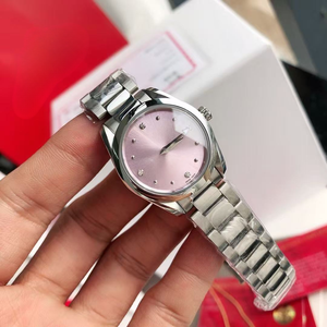 Reloj Mecánico Minimalista de Acero Inoxidable con Calendario Original de Alta Calidad para Mujer, Estilo Ejecutivo a la Moda, Omegaes - Product Image 5