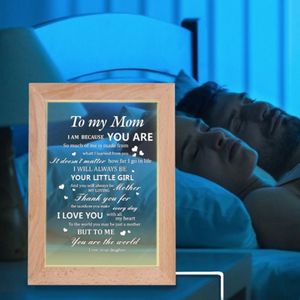 <span class=keywords><strong>Lampe</strong></span> cadre <span class=keywords><strong>photo</strong></span> LED 3D personnalisée OEM/ODM, veilleuse en bois gravé écologique et durable, design moderne pour marques de cadeaux créatifs - Product Image 5