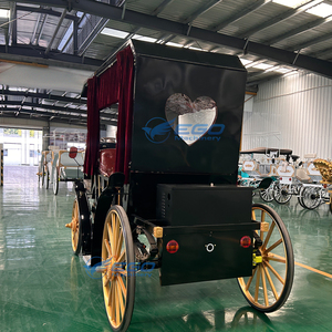 Chariot Équestre Électrique de Haute Qualité pour Visites Touristiques, Carrosse Traîné par des Chevaux, Manège de Parc d'Attractions, Chariot de Transport Équestre - Product Image 6