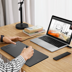 Tablette graphique à stylet VEIKK 16384 niveaux <span class=keywords><strong>de</strong></span> pression A50 grande zone active à faible coût pour les débutants en dessin artistique - Product Image 4