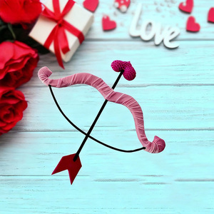 Papier d'emballage cadeau coloré en tissu tissé à motif cœur, nouveauté transfrontalière pour la Saint-Valentin, idéal pour la vente en gros - Product Image 5