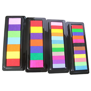 Offre Spéciale Tampon Encreur Lavable Multicolore <span class=keywords><strong>D</strong></span>égradé pour Enfants, Tampon Encreur Amusant Lavable pour Bricolage Artistique et Créatif, Idéal pour les Kits de Jouets pour Enfants - Product Image 2