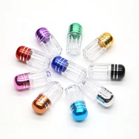 Emballage de pilules en plastique PS, flacon miniature transparent pour capsules, pilules Rhino avec blisters, logo Zhejiang