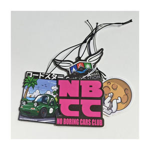 Boce papier personnalisé désodorisant de voiture Super fort longue durée lavande citron Orange parfum différents Styles Cool Logo pare-brise - Product Image 1