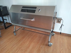 <span class=keywords><strong>Spiedo</strong></span> per <span class=keywords><strong>Girarrosto</strong></span> in Acciaio Inox Resistente, Motore per Barbecue, Spiedini Regolabili, Accensione Automatica/Elettrica, Combustibile a Carbone/Legna - Product Image 3