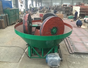 Huahong – moulin à casseroles humide à trois roues en or, fraiseuse à trois rouleaux en or - Product Image 4