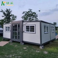 Maison portable sûre et sécurisée Maison en conteneur extensible pliable personnalisable Maison en conteneur