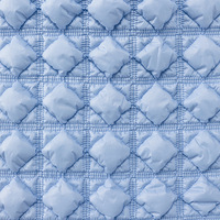 Nouvelle conception 2024, tissu matelassé froissé respirant pour vêtements féminins, pour manteaux et sacs pour filles
