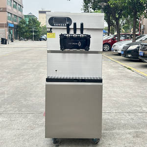 Máquina Profesional de Helado Suave de 3 Sabores de Acero Inoxidable de Alta Producción <span class=keywords><strong>para</strong></span> Uso Comercial en Restaurantes - Product Image 4
