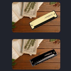 Harmonica Diatonic Blues Harmonica Clé de C 10 Trous 20 Tones Blues <span class=keywords><strong>Harpe</strong></span> Orgue à Bouche Harmonica Coque en acier inoxydable pour débutant - Product Image 6