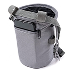 Bolsa de transporte elegante con cremallera para polvo de magnesio, para entrenamiento y ejercicio seguro al aire libre de perros, con cordón reforzado y boca de gran apertura - Product Image 1