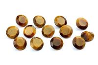 Vente en gros directe de pierres précieuses en turquoise naturelle de qualité, forme ovale, taille 3mm-10mm, facettées, haute brillance, cristaux clairs, pierres précieuses en vrac pour bijoux