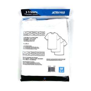 เสื้อยืดผู้ชายสีขาว (3แพ็ค) - Product Image 1