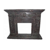 Limestone Fireplace Mantel Limestone Fireplace Mantel MFM167 Indoor Carved Black Limestone Farmhouse French Fireplace Mantel