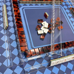 Regla de Mahjong Americana de Acrílico para Empujar y Organizar Fichas, para Entretenimiento en Salas de Juego - Product Image 1