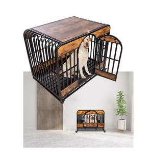 Nouvelle innovation planche de bois lourd Dute grande caisse pour chien cage pour chien d'intérieur pour grands chiens au meilleur prix - Product Image 6