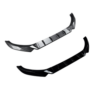Amp Z Front Bumper <b>Lip</b> <b>Splitter</b> Carbon Fiber Texture Matte Finish For Audi Q5 8R 2013 2016 SQ5 Sline - Product Image 5
