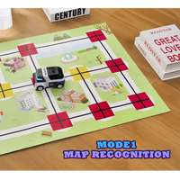 Voiture télécommandée DWI avec télécommande 2,4 GHz, jouet éducatif programmable STEM pour enfants, reconnaissance des couleurs, jouets interactifs