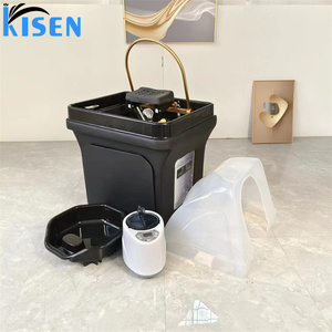 Mangkuk Sinki Syampu Mudah Alih Pencuci Rambut Profesional Kisen Dengan Terapi Peredaran air Kepala Spa <span class=keywords><strong>Dan</strong></span> Pengukus Pengasapan - Product Image 1