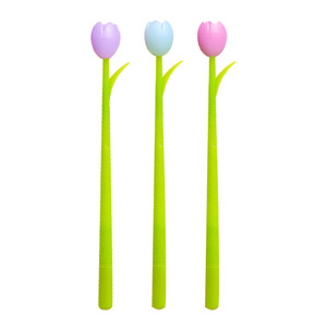 Bolígrafo de Gel de Goma Suave con Cambio de Color de Tulipán Creativo y Fresco - Product Image 4