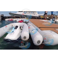 Fabricant de quais flottants modulaires, système gonflable en forme de C pour marina avec certification CE et garantie de 3 ans