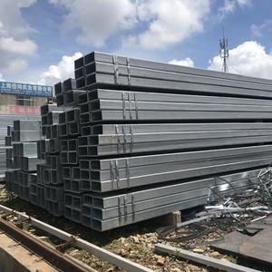 Tuberías Rectangulares de Acero Soldado, Tubo Cuadrado Galvanizado ERW, Tubo de Acero Galvanizado - Product Image 1