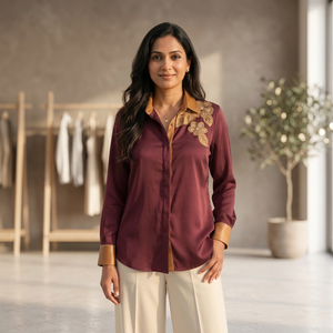 Chemise tendance pour femmes, à manches longues et en tissu doux et respirant, achat direct auprès du fournisseur - Product Image 2