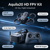 BETAFPV Aquila20 HD FPV Kit 2S RTF P1 HD Digital VTX 10 menit Terbang 3 Mode LiteRadio 4 SE Kacamata VR04 Drone FPV
