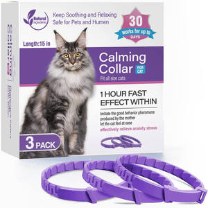 Collar Calmante para la Ansiedad, Collar Ajustable con Feromonas para Perros y Gatos, para la Ansiedad por Separación y el Miedo en Mascotas - Product Image 4