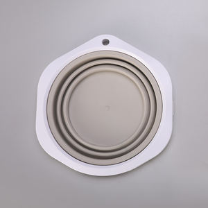 Mangkuk anjing dapat dilipat Logo kustom mangkuk makanan hewan peliharaan bepergian portabel dengan TPE mangkuk air anjing untuk kucing - Product Image 3