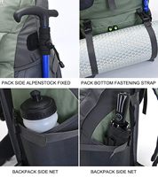 50L sacs de randonnée Camping résistant à l'eau léger sacs de plein air voyage Sport sac à dos pour ski cyclisme sac à dos sacs d'escalade