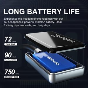 Nuevos Auriculares Bluetooth con Banda para el Cuello, Batería de Ultra Larga Duración, Pantalla LED Digital, para Deportes y Karaoke - Product Image 2